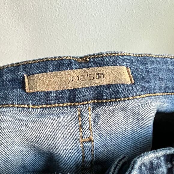 Joe's Low Rise Skinny Jeans Women's 29 Distressed Medium Wash Stretch Denim - Picture 5 of 8